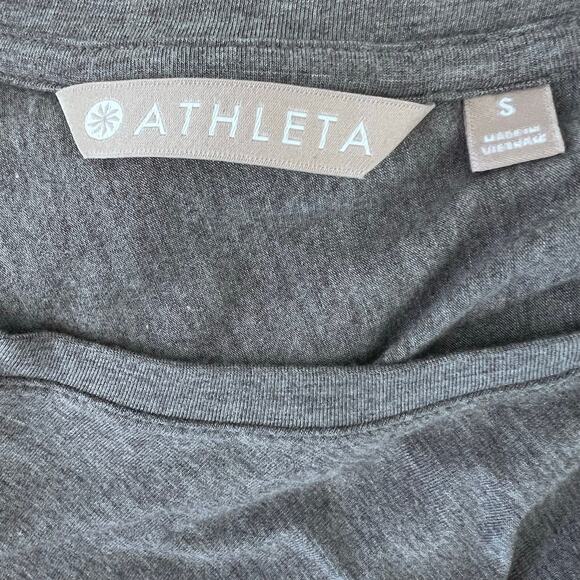 ATHLETA SUNLOVER HILO ASYMMETRICAL TUNIC DRESS HEATHER GRAY SIZE SMALL - Picture 8 of 10